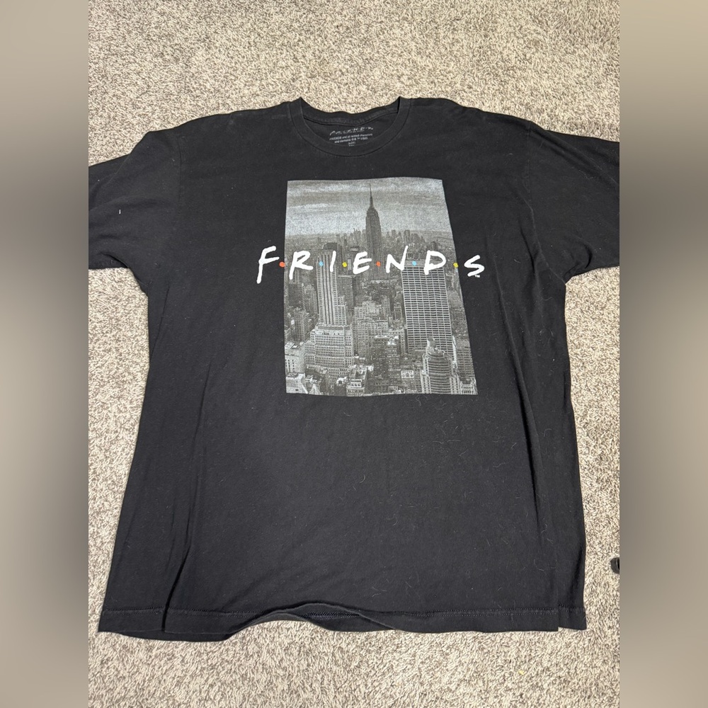 Black friends graphic tshirt unisex size 2XL